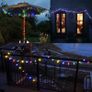 10m Smart Festoon Lights, Bluetooth and APP Control LED Globe String Lights, Plug in RGB & Warm White Multi Colored Fairy Lights, Voice/Music Sync Function for Party, Garden, Patio and More Image 3