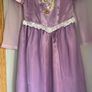 Disney Tangled Rapunzel girls fancy dress costume Age 4 EUC Image 6