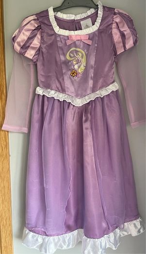Disney Tangled Rapunzel girls fancy dress costume Age 4 EUC