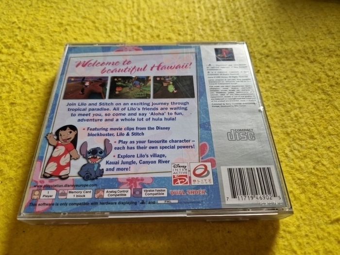 Lilo & Stitch Trouble in Paradise PlayStation1 Ps1 PlayStation2 Ps2 games Original