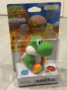 Green Yarn Yoshi Amiibo