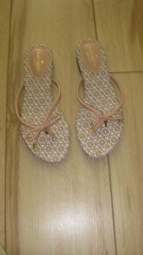 Kate Spade New York Mystic ladies sandals beige/mink/pink size uk 7.5/EU 40/US 9.5