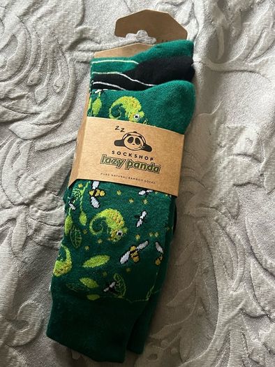 sockshop lazy panda pure natural bamboo socks