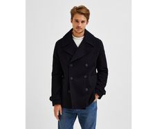 Selected Homme Peacoat Men XL