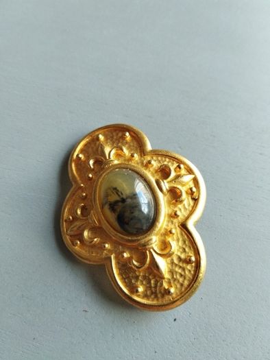 vintage brooch Leslie Block