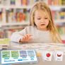 80Pcs/Box Preschool Educational Flash Cards, Toddler Learning Flash Cards Double Sided, Include Fruits Vegetables Body Parts Animal Flash Cards for Kids, Toddlers Image 6
