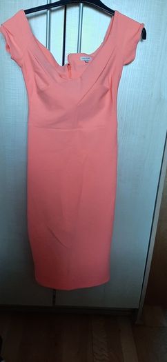 peach dress