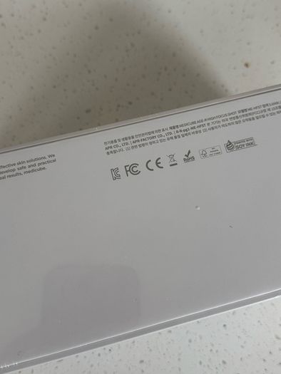 Medicube Age-R High Focus Shot wrinkle smoothing and reducing device ( same as HIFU treatment)