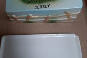 New Jersey cow collectable vintage butter dish