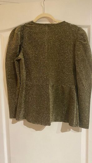 Savida gold glitter top