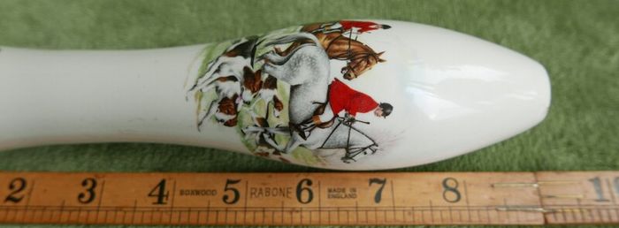 Antique Ceramic Beer Pump Handle.