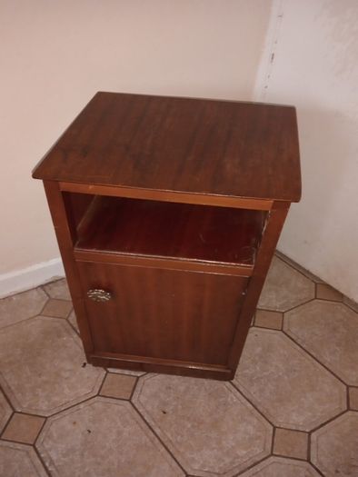 mid century teak locker
