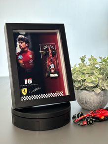 Formula 1 - Charles Leclerc Frame - 1:64 Ferrari, Gift, Collectibles