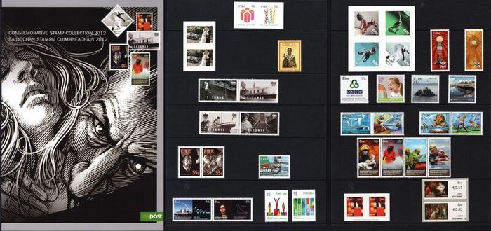 2012 Ireland Stamp Year Pack Mint Never Hinged (MNH). See scan for stamps included. All stamps Mint Never Hinged