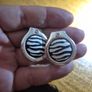 Vintage Zebra Earrings Image 3