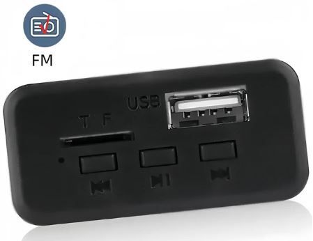 Wireless Bluetooth 5.0 DIY MP3 WMA WAV Decoder Board Car Audio USB TF, Radio, 12 V. New.
