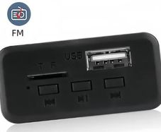 Wireless Bluetooth 5.0 DIY MP3 WMA WAV Decoder Board Car Audio USB TF, Radio, 12 V. New.