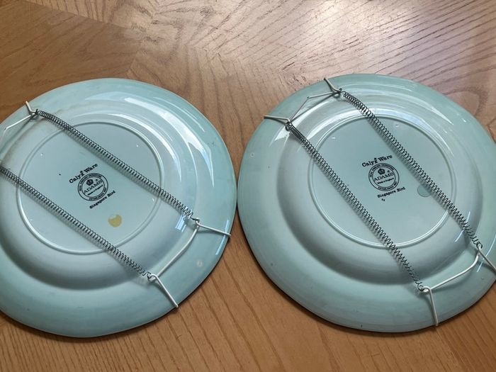 2 ADAMS English Ironstone Plates