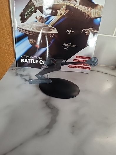 star trek eaglemoss k'tinga class battle cruiser