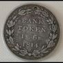 Rare Bank Token 1/6 George III 1814 Image 2