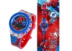 Spiderman Flash Light Spider Man Kids Watches For Boys Cartoon shark Children Watch Girls Student Clock Gifts