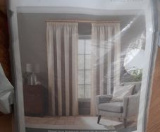 New, wide high quality pencil pleat curtains