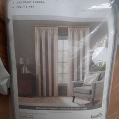 New, wide high quality pencil pleat curtains