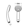 Brand New Chrome Shower Head Image 2