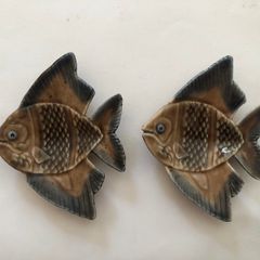 Vintage Wade Porcelain Fish Trinket Dishes