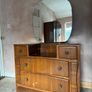 Vintage Art Deco Waterfall Dressing Table with Mirror Image 2