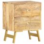 Bedside Cabinet 40x30x50 cm Solid Mango Wood Image 3