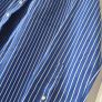 Abercrombie & Fitch striped logo button-up Shirt 100% cotton - size: M Image 4