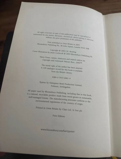 Harry Potter and the Order of the Phoenix Deluxe Edition Collectors