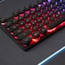 New iMICE AK-800 USB Wired LED Backlit Suspended Round Cap Gaming Keyboard. Image 2