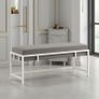 Lexi Modern Glam Upholstered Bench Image 2