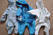 3 Boys winter snowsuits - newborn, 0-3 and 3-6 months