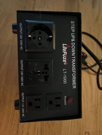 LiteFuze LT1000 1000W StepUp StepDown Voltage Transformer