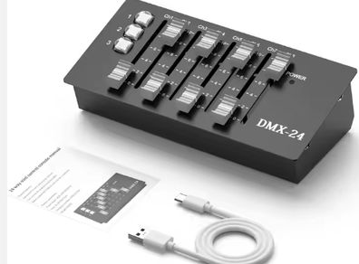Portable DMX Console MIDI Operator DMX24 Channel