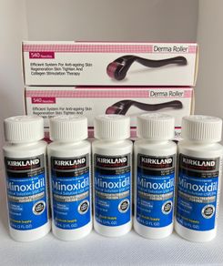 KIRKLAND Minoxidil 5%. Beard & Hair Regrowth Treatment. Derma Roller also available.