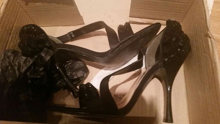 Dune black jewel heels