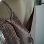 Rose gold Zara dress with matching bag and necklace Image 6