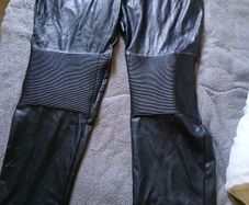 New Black Leather Style Pants