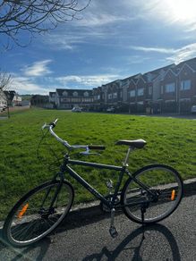 hybrid city bike fit adult, 26-inch Wheels