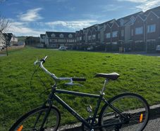 hybrid city bike fit adult, 26-inch Wheels
