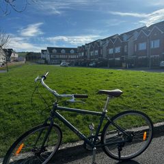 hybrid city bike fit adult, 26-inch Wheels