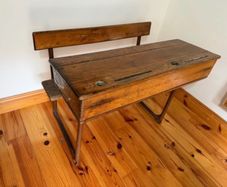 old school double desk