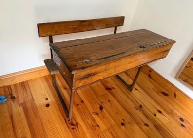 old school double desk