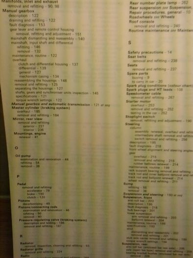 Renault 5 1985/1986  Haynes Workshop Manual