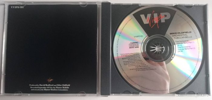 Mike Oldfield W/ Royal Philharmonic Orchestra - The Orchestral Tubular Bells CD (1989) EX+