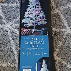 6ft White Artificial Christmas Tree